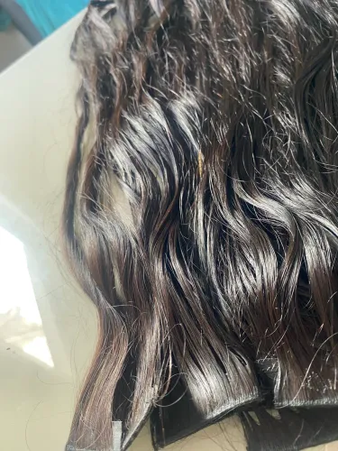 Cabelo Humano Peruano 55 cm - Método Fita Adesiva - Pouquíssimo Usado