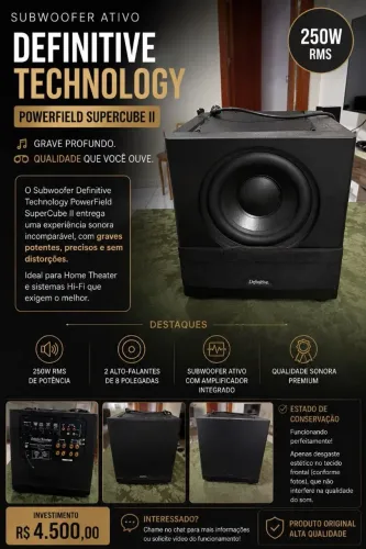 Caixa de subwoofer 8"