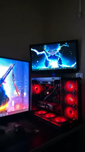 Pc Gamer Monitor 22 e 43, Ryzen 5600, RX7600, 16GB RAM, SSD 480GB