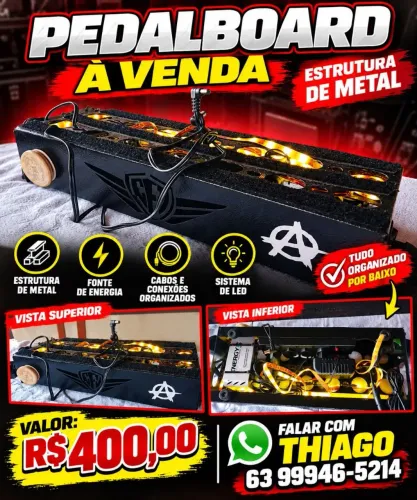 Vendendo um pedal board