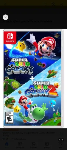 Jogo do Mario galaxy 1 e 2