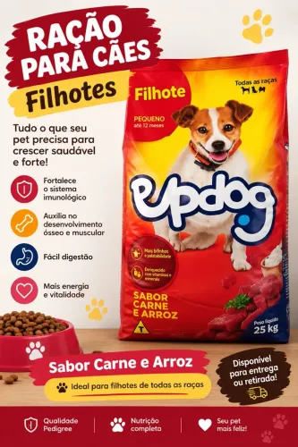 Ração UPDOG Filhote 25kg