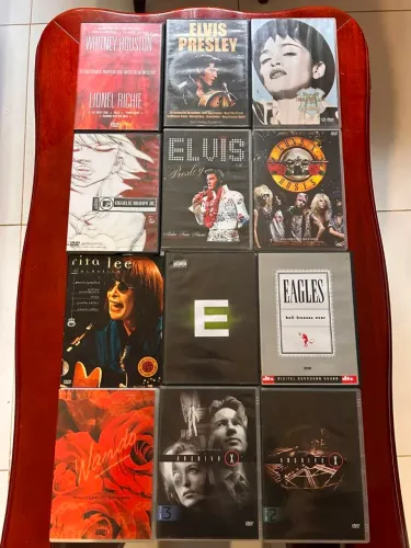 Lote DVDs originais Músicas