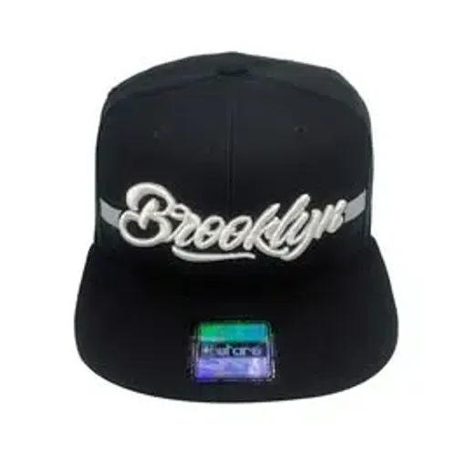 Boné Brooklyn Nights Aba Reta Snapback Preto