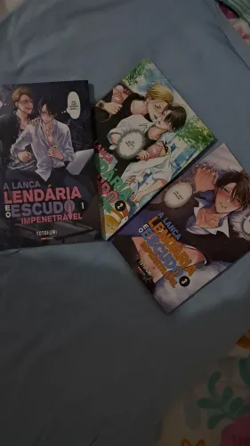 Mangá Panini A Lança Lendária e o Escudo Impenetrável- Volumes 1 a 3