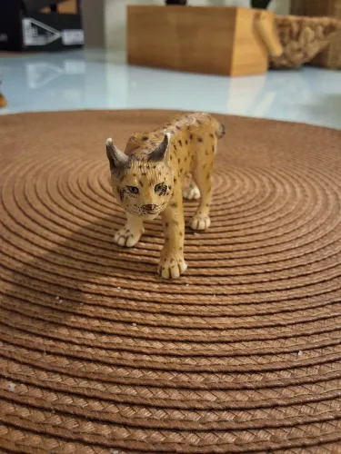 Figura Lince  9 x 5cm marca Schleich 2009 