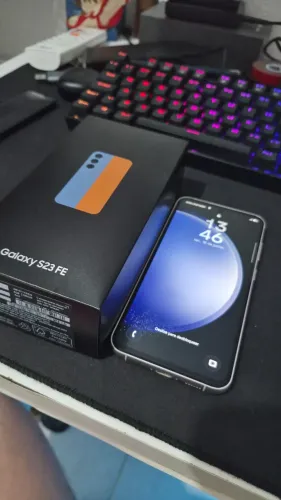 Celular smartphone Samsung S23 FE novissimo na caixa