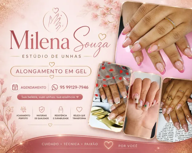 Unhas em gel 