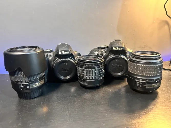 KIT NIKON COMPLETO - D5300 + D3200 + 3 LENTES