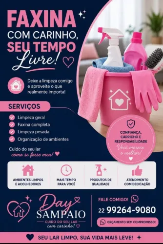 Faxina Completa com Qualidade e Capricho