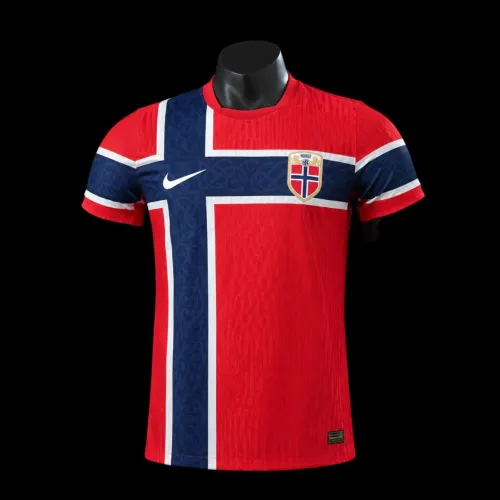 Camisa Seleção Noruega Jogador Vermelha 2026/27 - Home Lançamento
