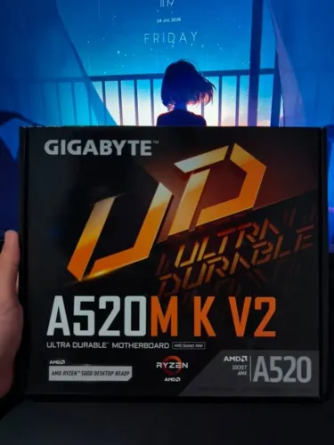Placa mãe A520M K V2 Gigabyte (LACRADA)