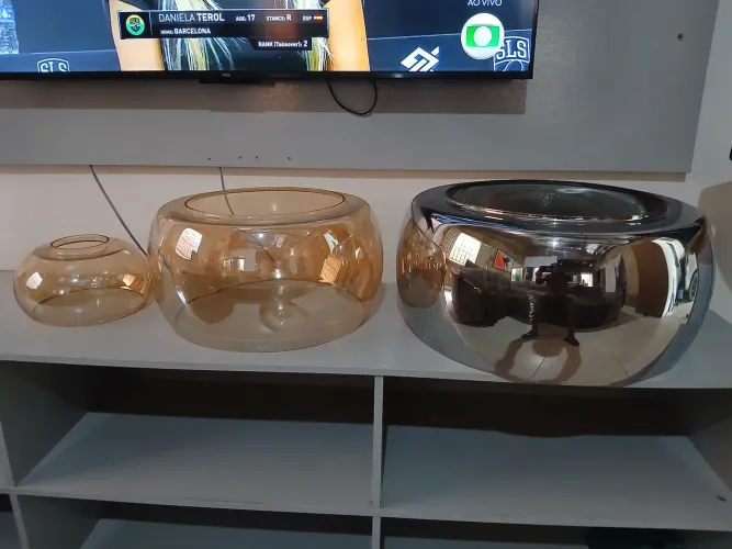 Cúpula crustal para reposição de lustre