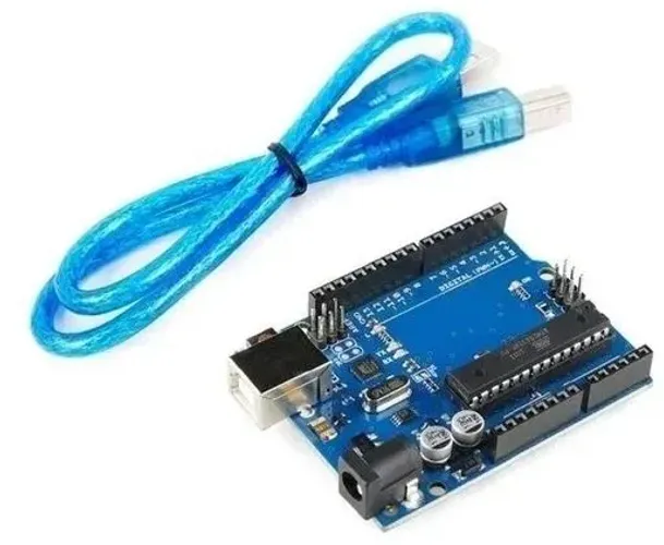 KIT Arduino UNO e Leonardo com motores, cabos e case