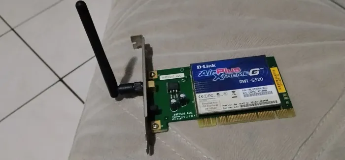 D-Link Adaptador PCI sem fio DWL-G520, 802.11g, 108Mbps
