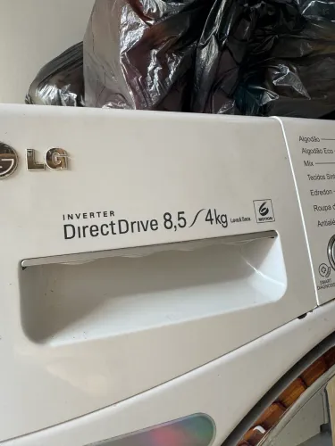 Lava e Seca LG Direct Drive 8,5kg / 4kg - 110V - Branca