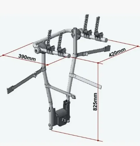 Bike Engate Eqmax B2x para 2 bicicletas (Nunca usado)