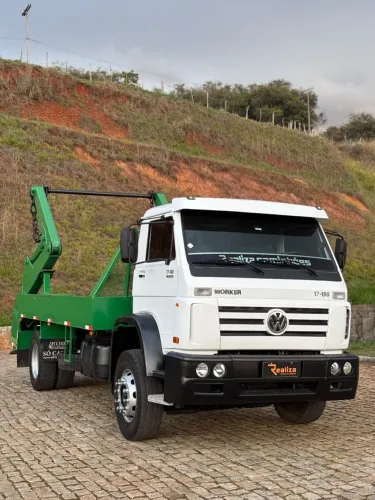 CAMINHÃO VW 17-180 POLI GUINDASTE: DUPLO
