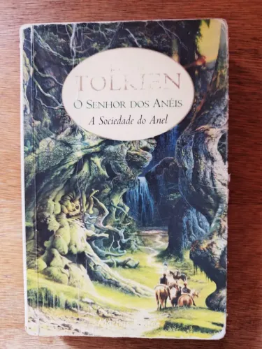 Livros Senhor dos Anéis: a sociedade do anel e o Hobbit