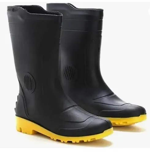 Bota Borracha Galocha Impermeável Cano Médio PVC Pega Forte Grendene