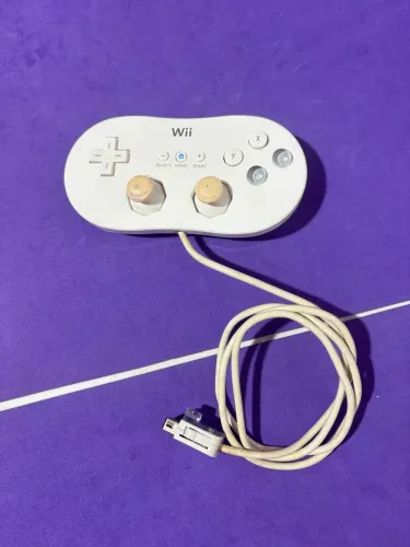 Controle nintendo wii classic manete joystick