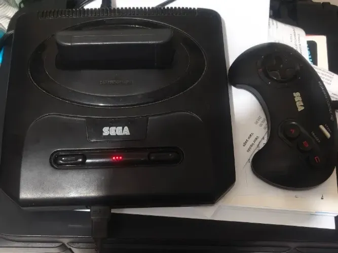 Mega Drive III Original Tectoy + Sonic 2 Original - Completo controle original. Apenas 349