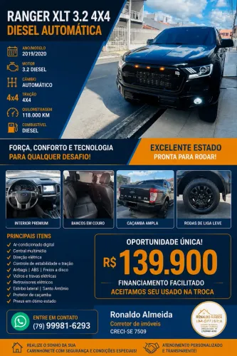 Ford Ranger XLS 2.2 4X4 CD Diesel Aut. 2022