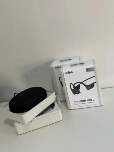 Fone de condução óssea Shokz Open Run Pro 2 mini