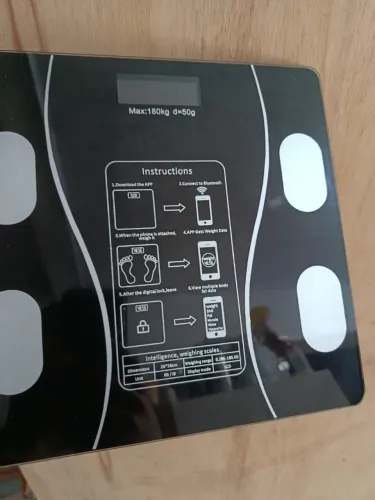 Balança Digital Smart Bluetooth 180kg - App Celular Bioimpedância