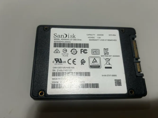 SSD Sandisk 2Tb