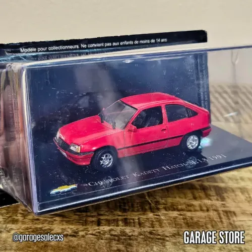 Miniatura Chevrolet Kadett SL 1.8 1991 Vermelho 1:43 - Lacrado + Fascículo
