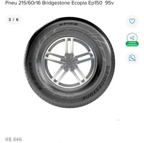 Pneu 215/60r16 Ecopia 95v