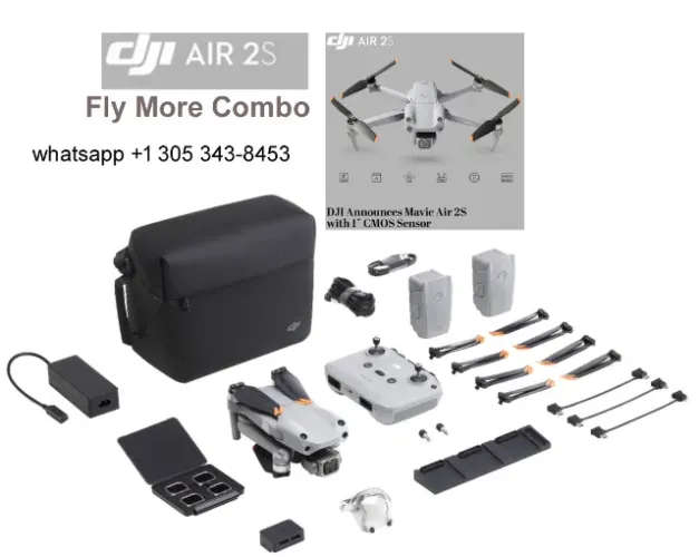 Drone DJI Air 2S Fly More Combo 4 horas de Voo Somente. Baterias originais - Ver fotos