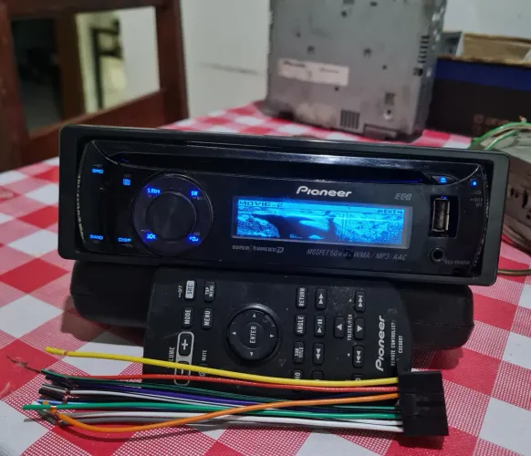 Toca cd pioneer com gráficos Bluetooth e saída subwofer RARIDADE OPORTUNIDADE ENTREGO
