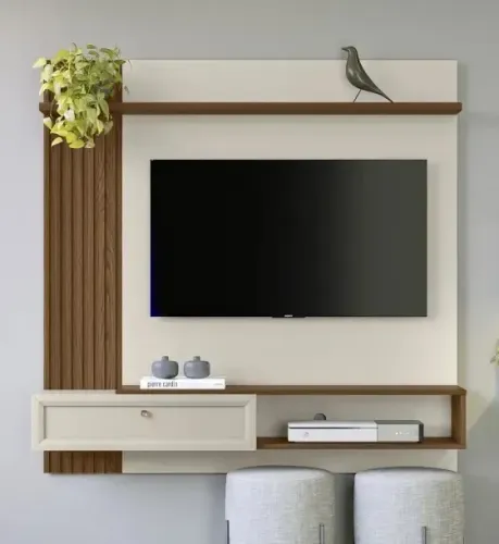 Painel Home Alvorada Linea Brasil 133cm - Para TVs de até 55 Polegadas - Entrega Imediata;