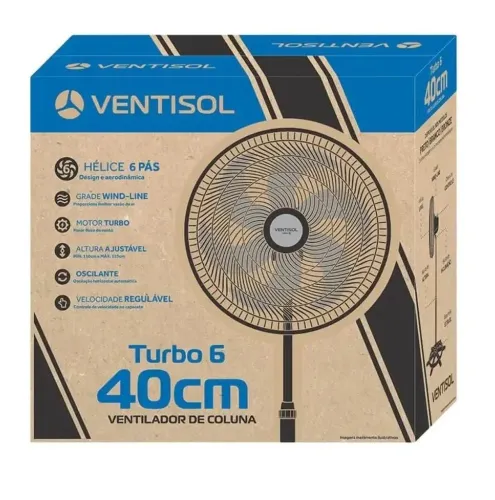 Ventilador de coluna 40 cm ( pé) novo na caixa.