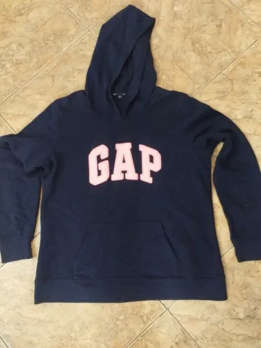 Blusa moletom/ casaco GAP com capuz - EXCELENTE ESTADO - tamanho LARGE (infantil)