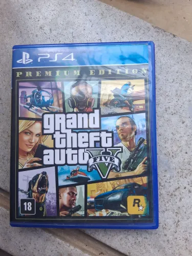 GTA 5 pra ps4 bem cuidado e sem nenhum arranhão