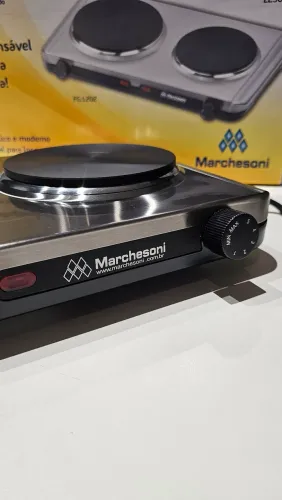 Fogão elétrico 2 bocas marca Marchesoni Original, 220v, a maior potência no mercado