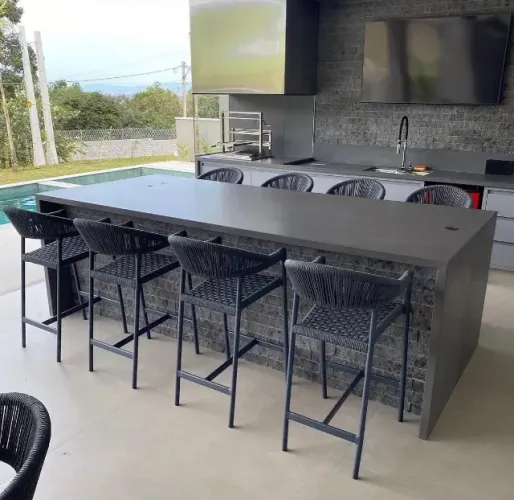 Banqueta em corda náutica