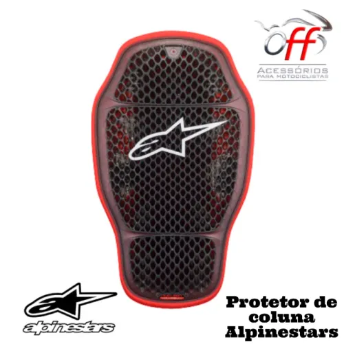 Protetor de coluna Alpinestars (colocado na parte interna)