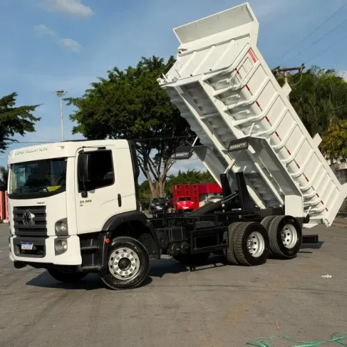 VW 24.260 CAMINHÃO TRUCK CAÇAMBA 2023