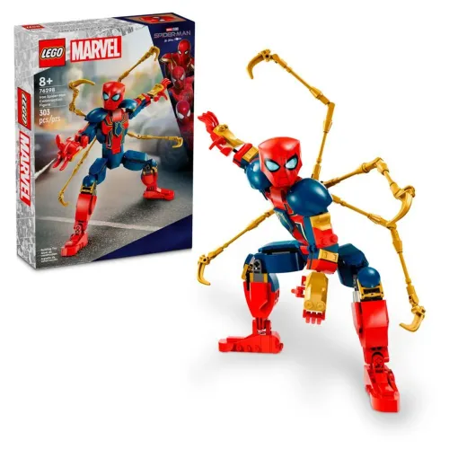 Lego Figura Homem Aranha 76298 - 303 pçs (Iron Spider-Man Construction Figure)