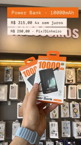Bateria Portátil 10.000 mAh 