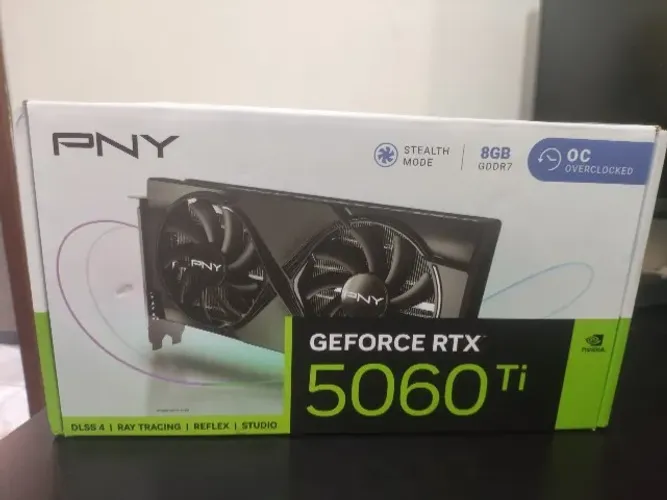 Placa de Vídeo NVIDIA RTX 5060 Ti 8GB GDDR7