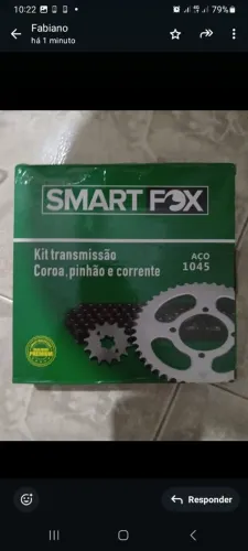 Relação da fan 125 cc