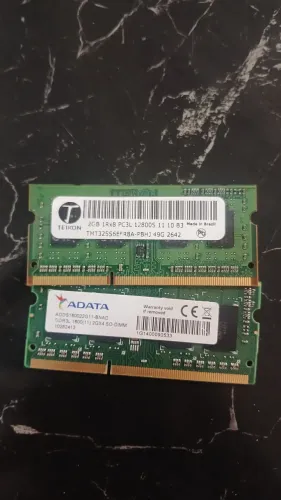 2 Memória RAM DDR3L 2gb cada 
