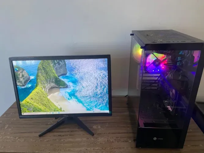 PC Gamer + Monitor 19', core i7 de 6ª, 16GB ram, 512GB SSD, GTX 1070 8GB