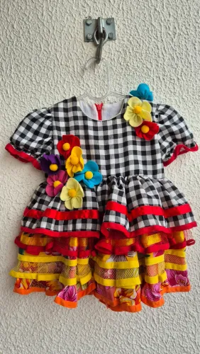 Vestido Caipira até 9 meses