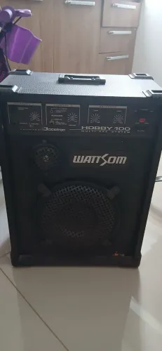Caixa Amplificada WattSom Hobby 100 - Funciona Perfeitamente